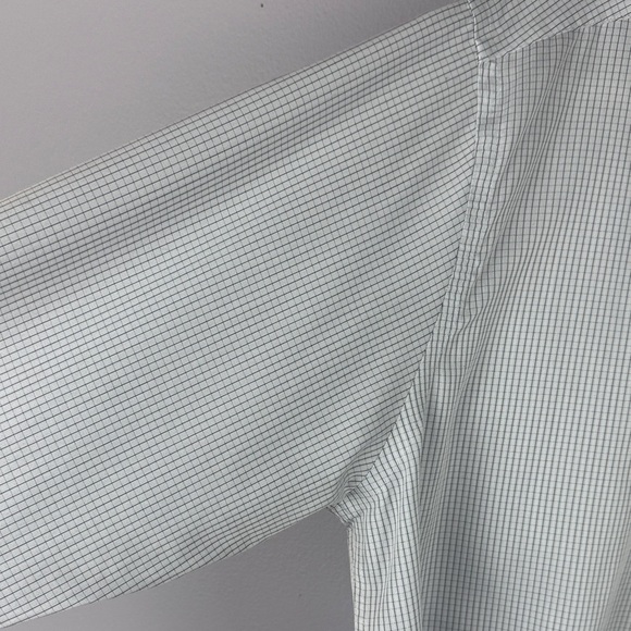 Grafton 100% Cotton Men's Gray Patterned Dress Shirt Size 16.5 - Picture 4 of 10